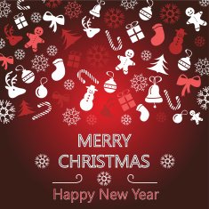 christmas greeting card N86