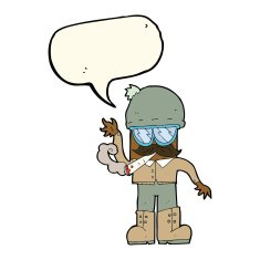 cartoon man smoking pot with speech bubble N7