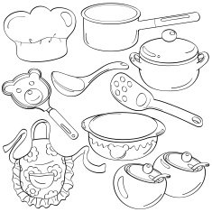 Cutie Kitchen Utensils