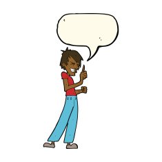 cartoon angry man arguing with speech bubble N8