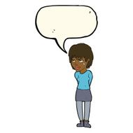 cartoon woman with plaster on face speech bubble N16