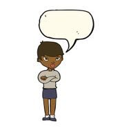 cartoon annoyed woman with speech bubble N130