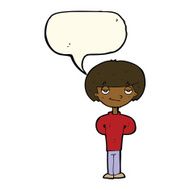 cartoon happy man with speech bubble N342