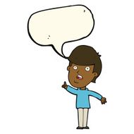 cartoon man asking question with speech bubble N38