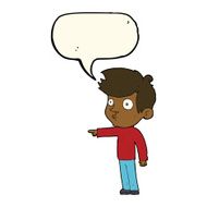 cartoon pointing boy with speech bubble N24