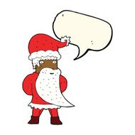 cartoon santa claus with speech bubble N143