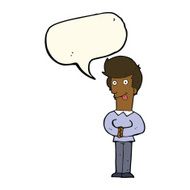 cartoon man sticking out tongue with speech bubble N24