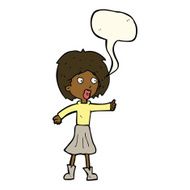 cartoon woman with speech bubble N24