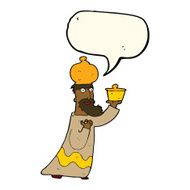 one of the three wise men with speech bubble N32