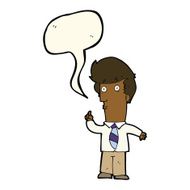 cartoon man with question speech bubble N7