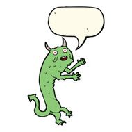 cartoon devil with speech bubble N8