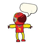 cartoon astronaut with speech bubble N97