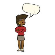 cartoon annoyed woman with speech bubble N145