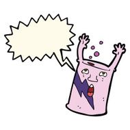 cartoon soda can character with speech bubble N7