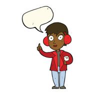 cartoon air force woman with speech bubble N6