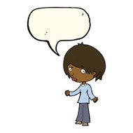 cartoon confused woman with speech bubble N66