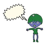 cartoon vampire girl with speech bubble N180