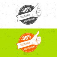 Badge symbol or logotype with hand N26