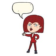 cartoon vampire girl with speech bubble N183