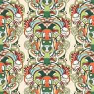 Vector Seamless Colored Abstract Pattern N3