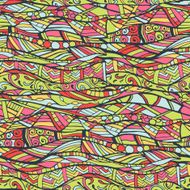 Vector seamless colorful pattern hand drawn doodles N2