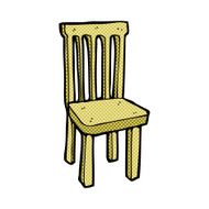 comic cartoon wooden chair