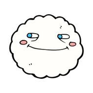 comic cartoon happy cloud