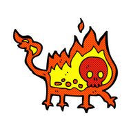 comic cartoon little fire demon N2
