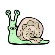 comic cartoon snail