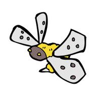 comic cartoon bee