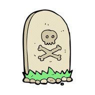 comic cartoon grave