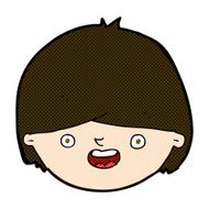 comic cartoon happy face