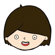 comic cartoon happy face N2