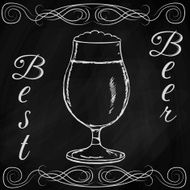 hand drawn sketch of beer N2