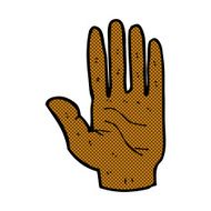 comic cartoon hand
