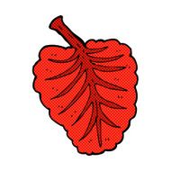 comic cartoon leaf symbol