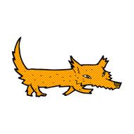 comic cartoon little fox