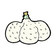 comic cartoon garlic