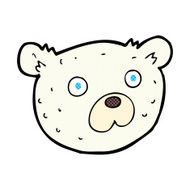 comic cartoon polar bear