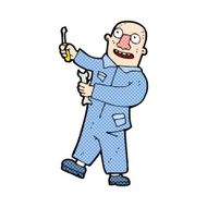 comic cartoon mechanic