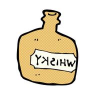 comic cartoon whisky jar