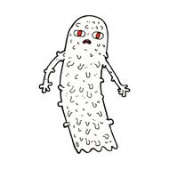 comic cartoon spooky ghost