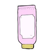 comic cartoon lotion