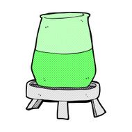 comic cartoon science experiment