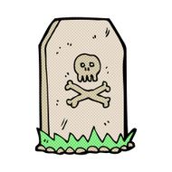comic cartoon spooky grave N2