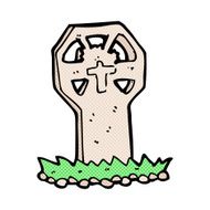 comic cartoon spooky grave N3