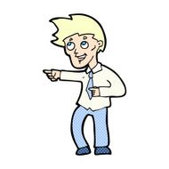 comic cartoon funny office man pointing