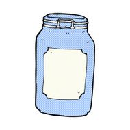 comic cartoon jar