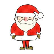 comic cartoon santa claus N2