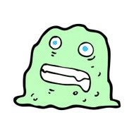 comic cartoon slime creature